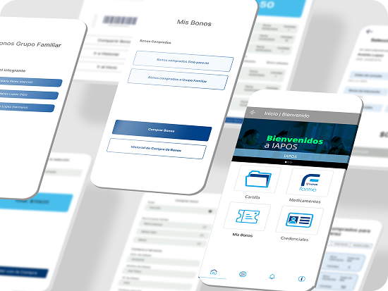 Pantallas de cartilla médica